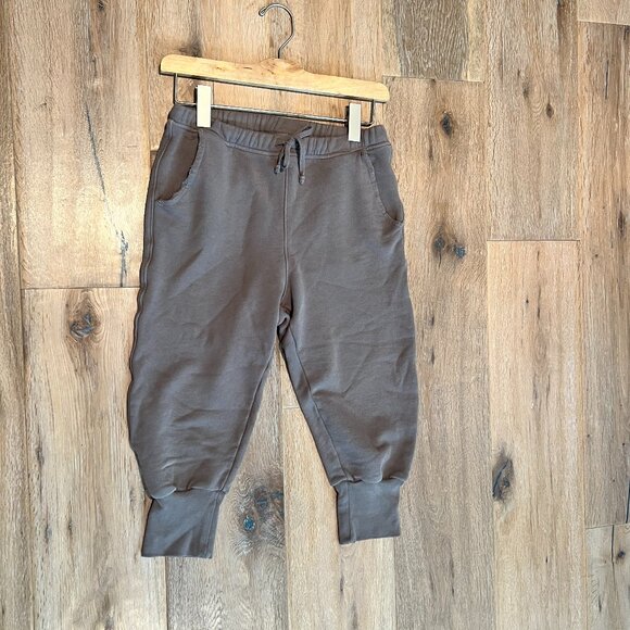 Frank & Eileen Tee Lab Crop Joggers Sweatpants Cuff & Pockets Khaki - Like New - Picture 1 of 4